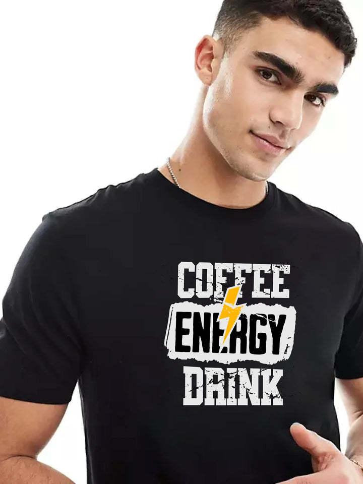 Coffee Energy Drink Grunge Bolt - Unisex T-Shirt