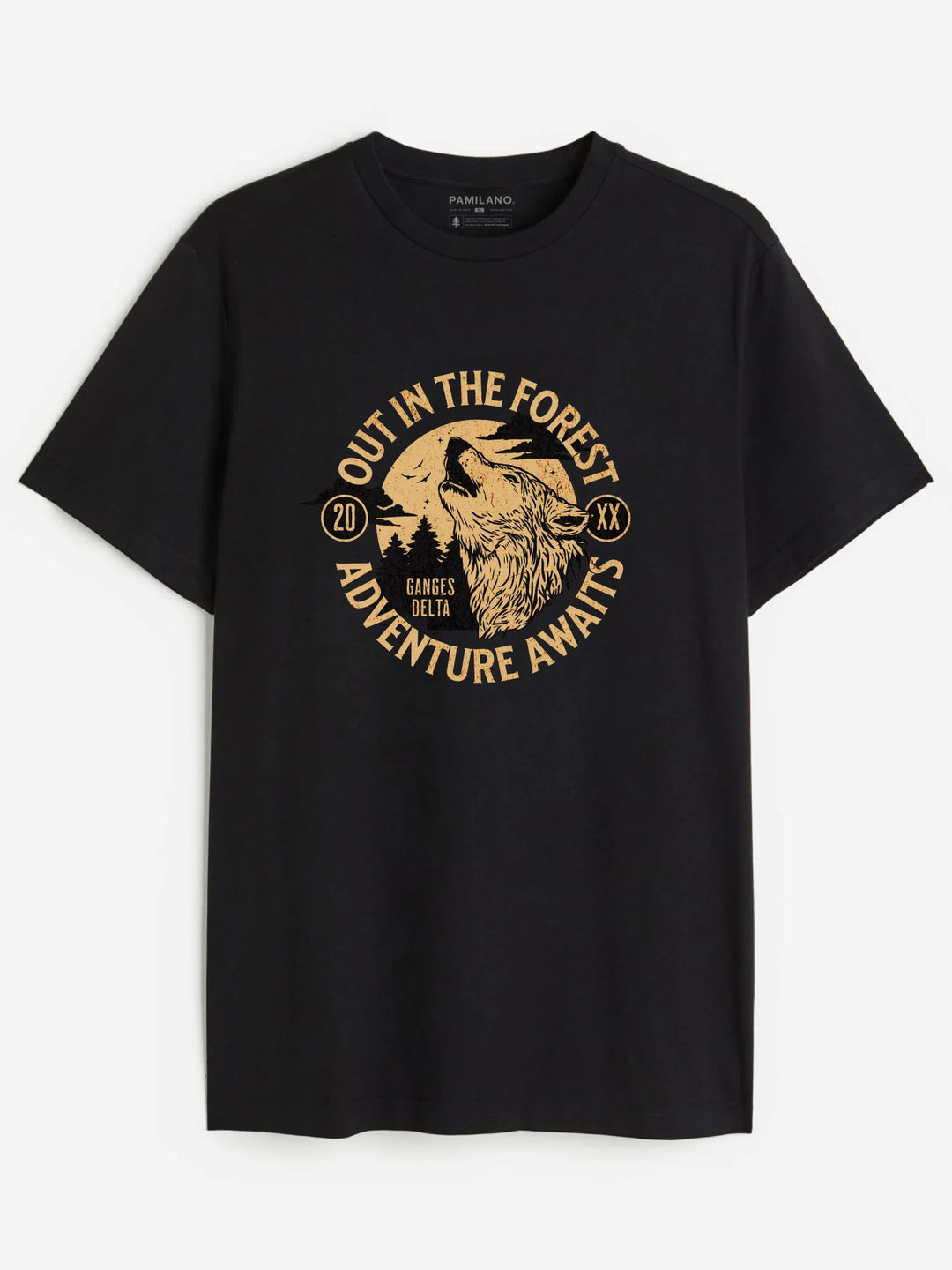 Out in the Forest Wolf - Unisex T-Shirt