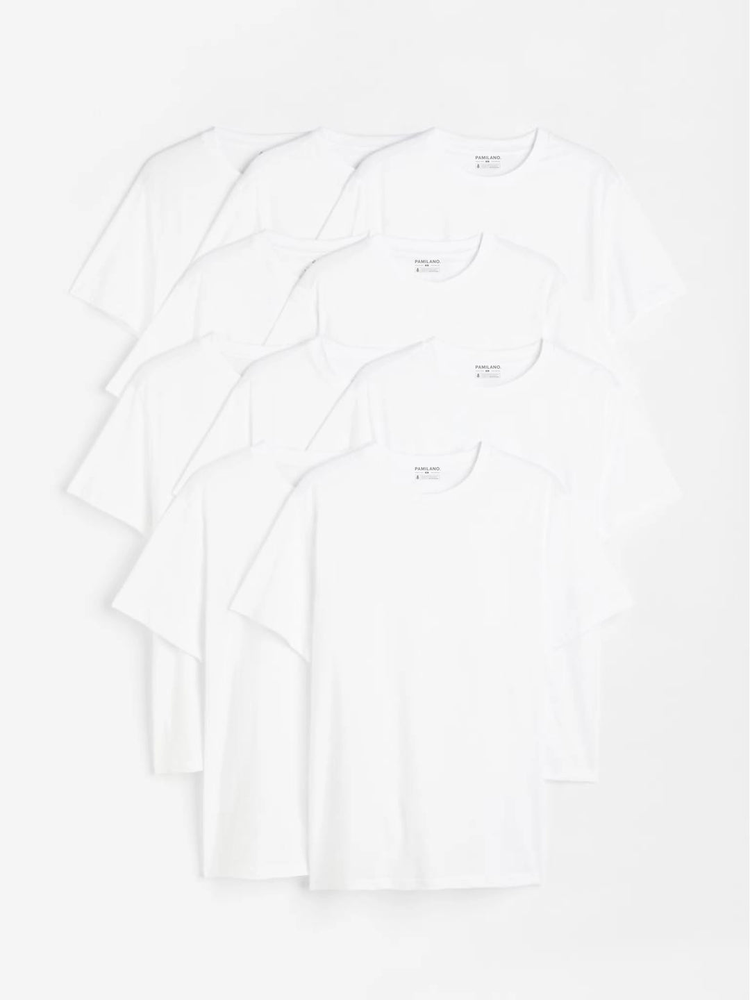 10 pack Regular Fit Round neck T-shirts