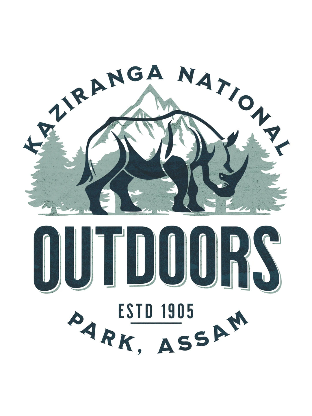 Kaziranaga National Park -Assam  - Unisex T-Shirt