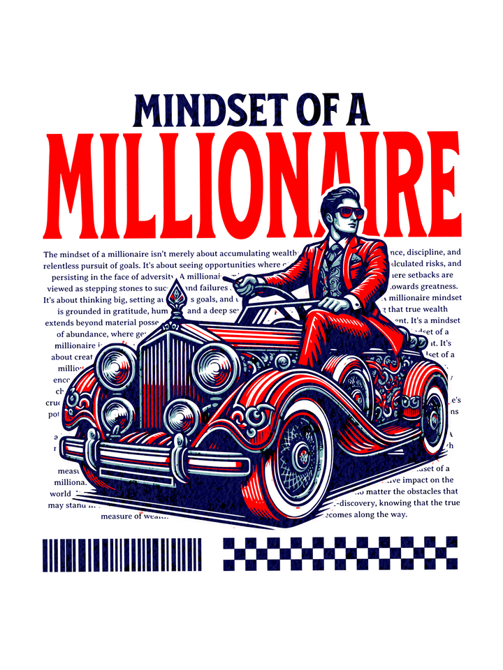 Millionaire Mindset - Oversized t-shirt