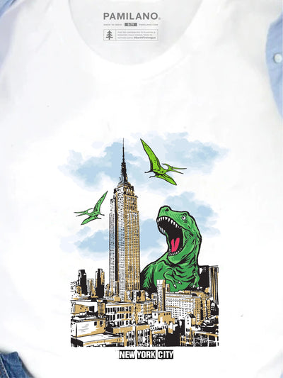 Dino City NYC - Kids Unisex Printed Tee