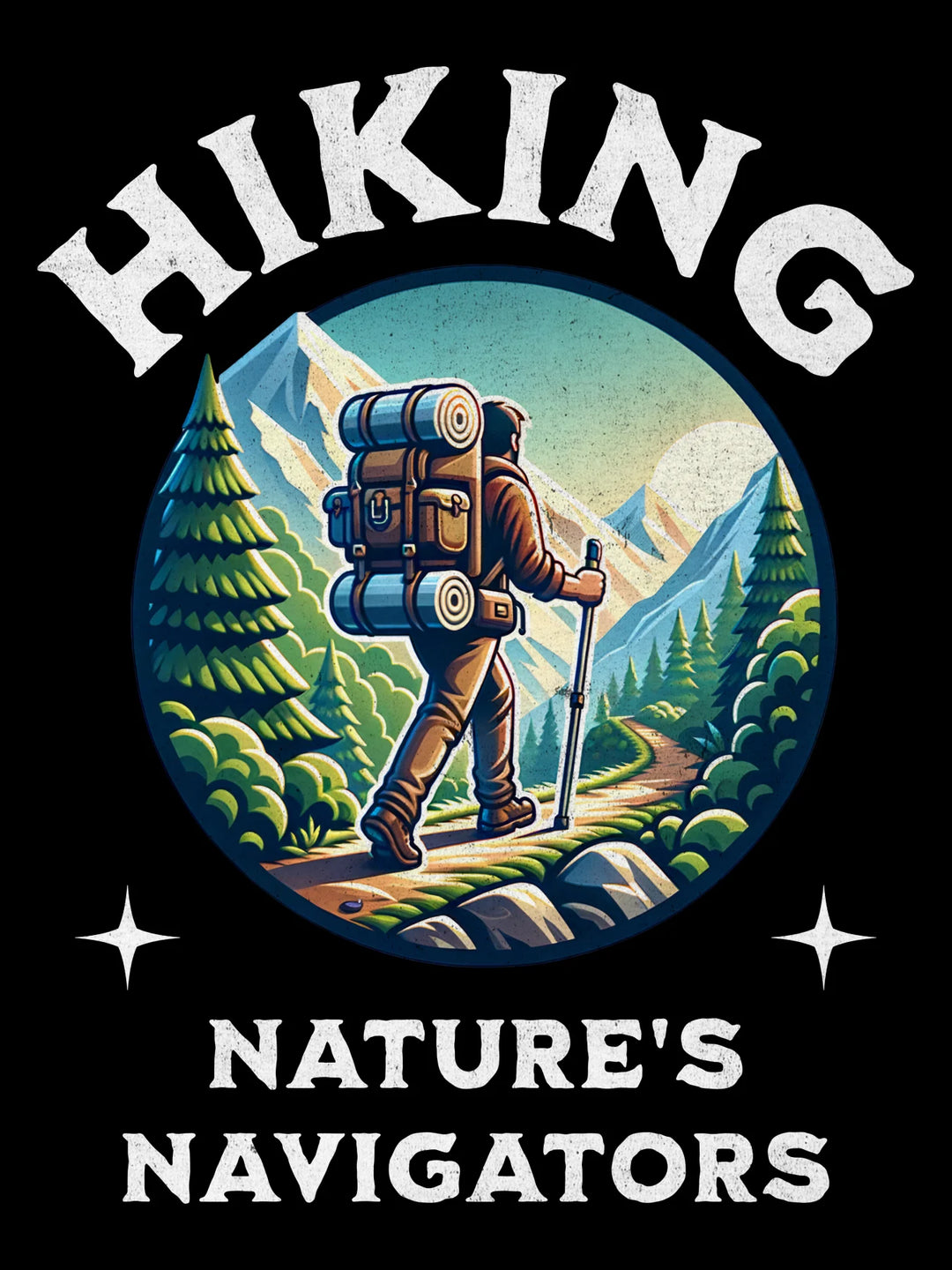 Hiking Nature's Navigators - Unisex T-Shirt