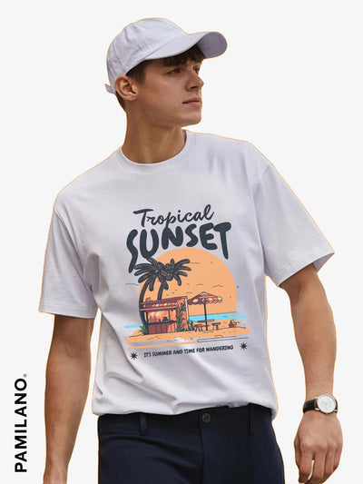 Tropical Sunset - Unisex T-Shirt