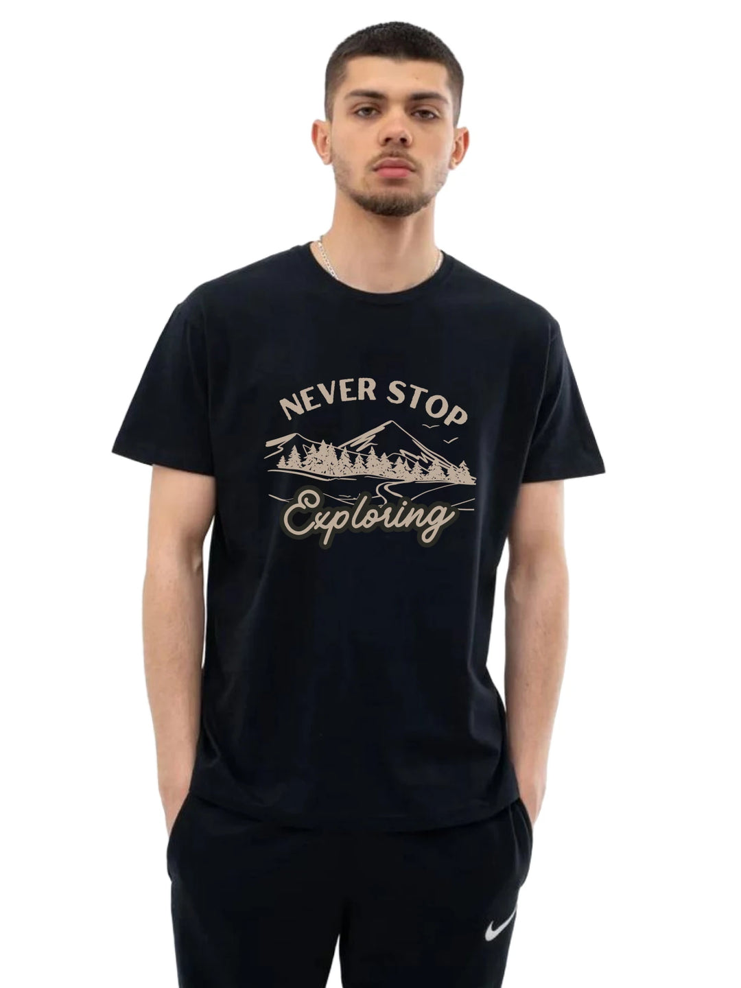Never Stop Exploring  - Unisex T-Shirt