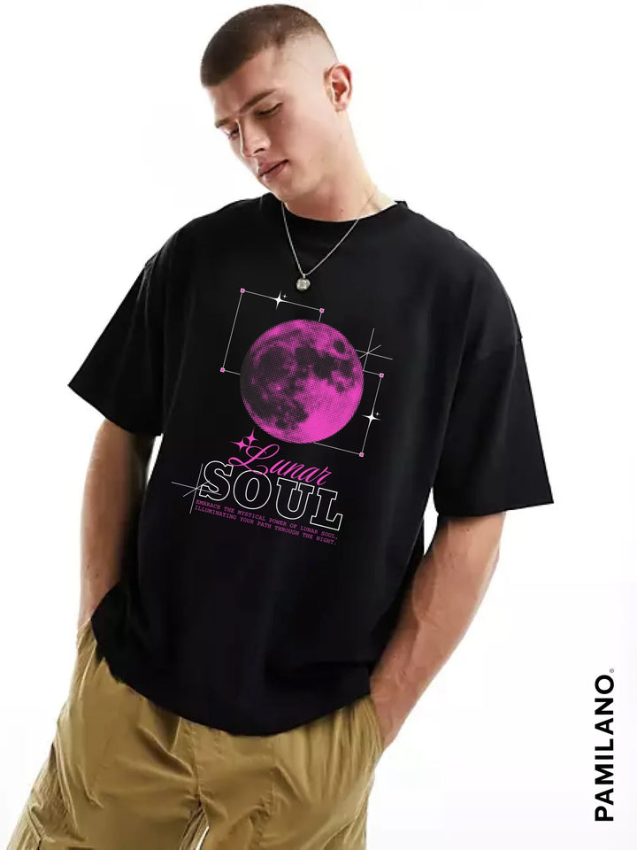 Neon Lunar Soul Streetwear  - Oversized t-shirt