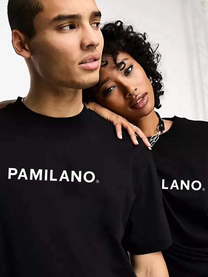 PAMILANO Unisex logo Oversize t-shirt