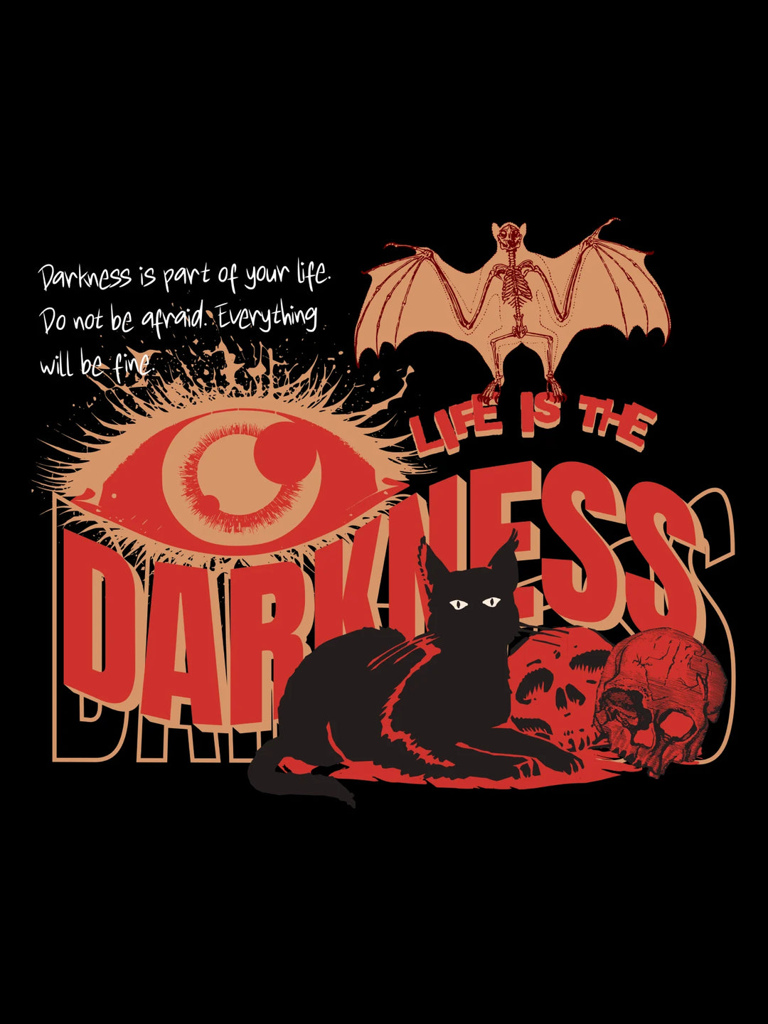 Life Is The Darkness - Unisex T-Shirt