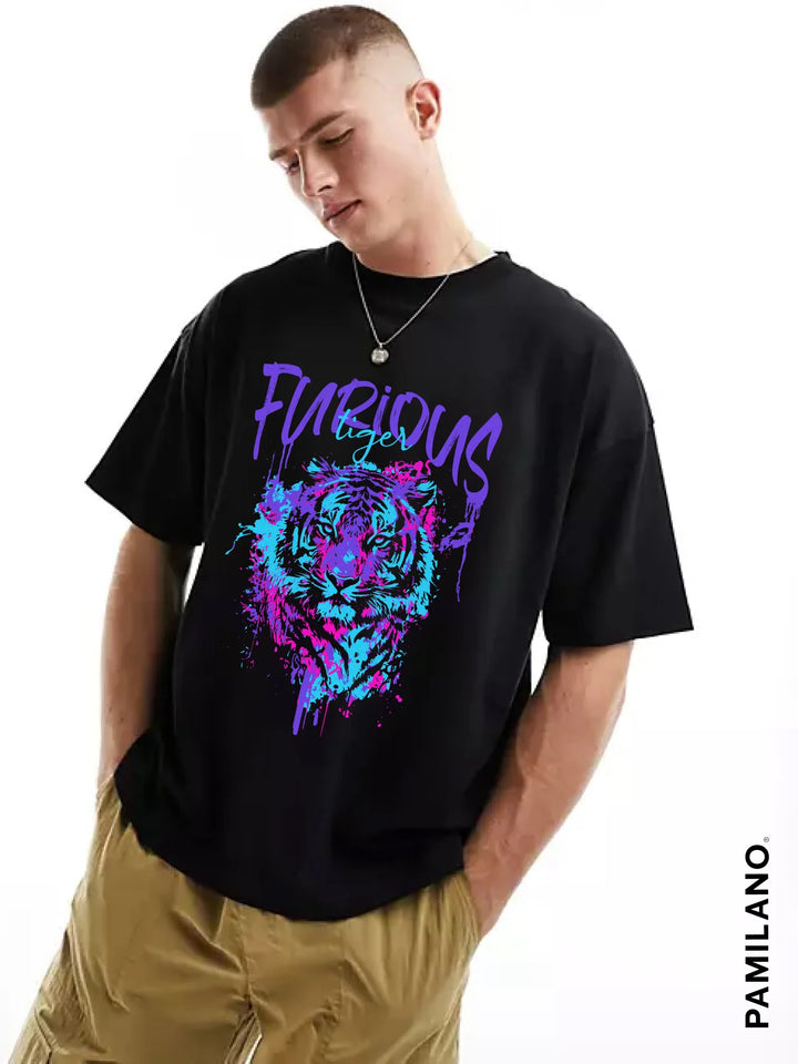 Furious Tiger - Oversized t-shirt