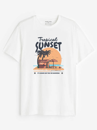 Tropical Sunset - Unisex T-Shirt