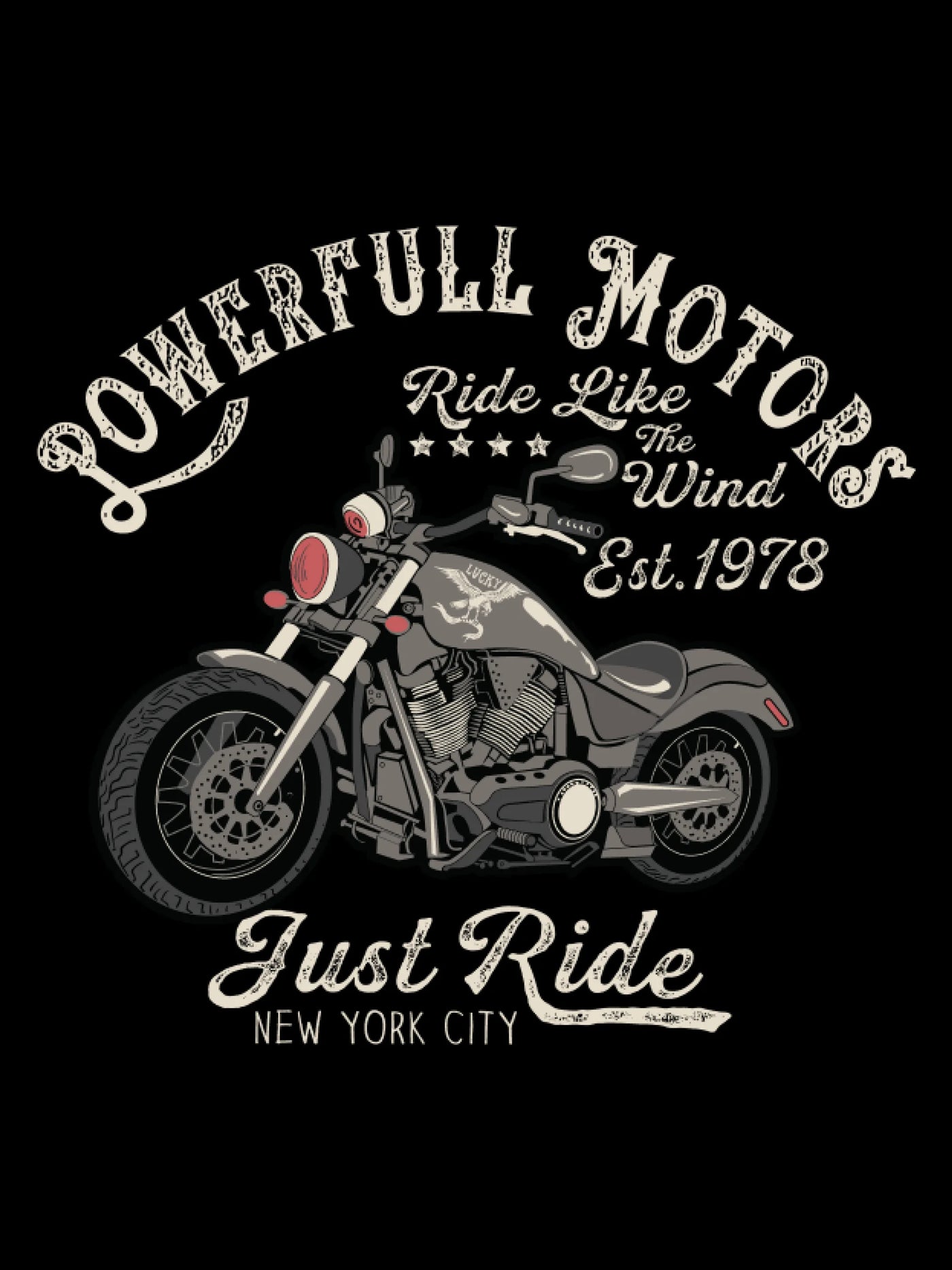 Powerful Motors Just Ride - Unisex T-Shirt