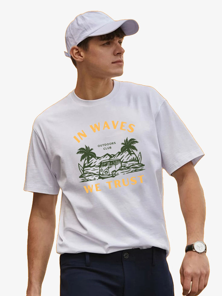 In Waves We Trust - Unisex T-Shirt