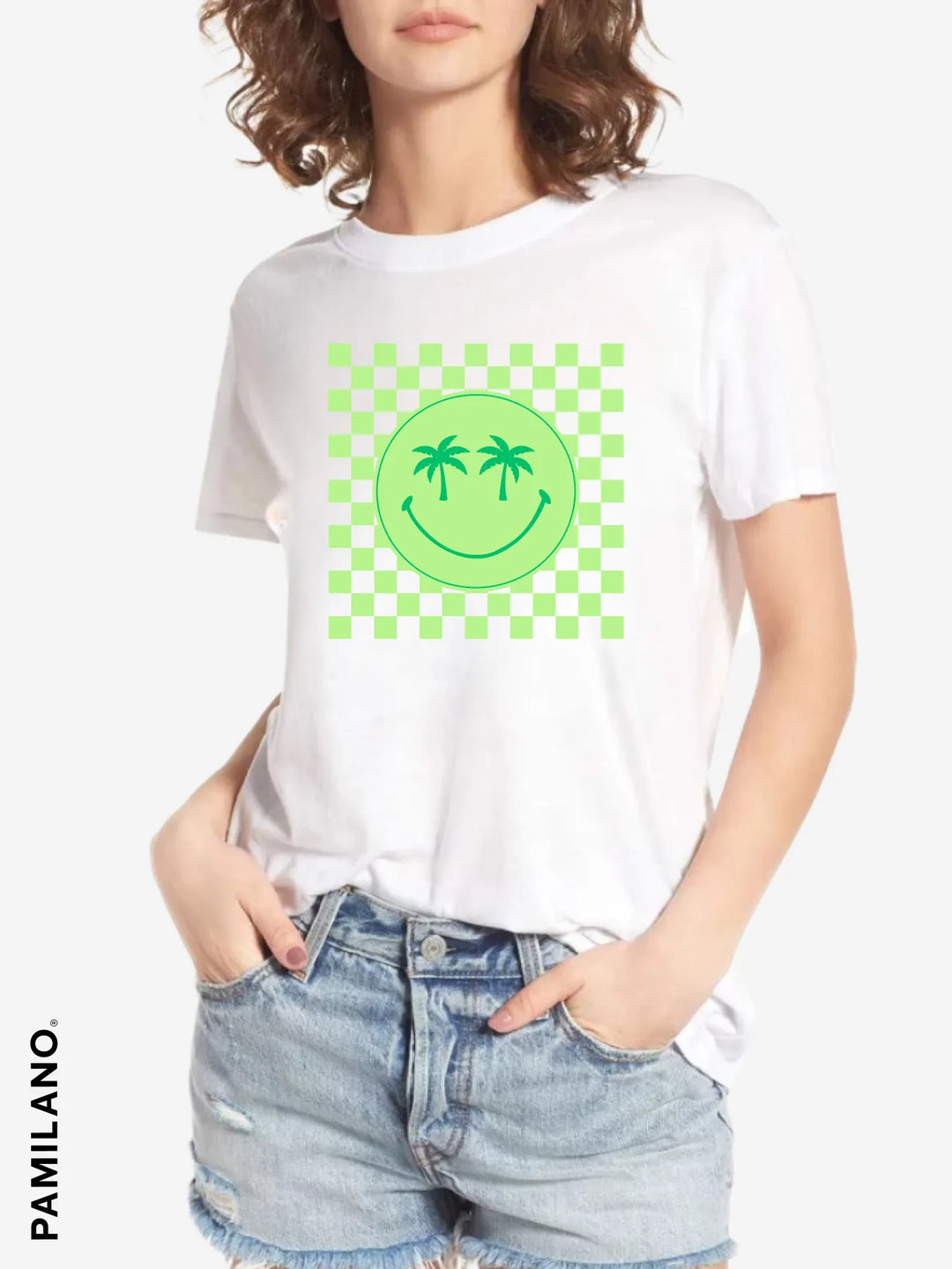 Smile Eye Tree Printed T-shirt