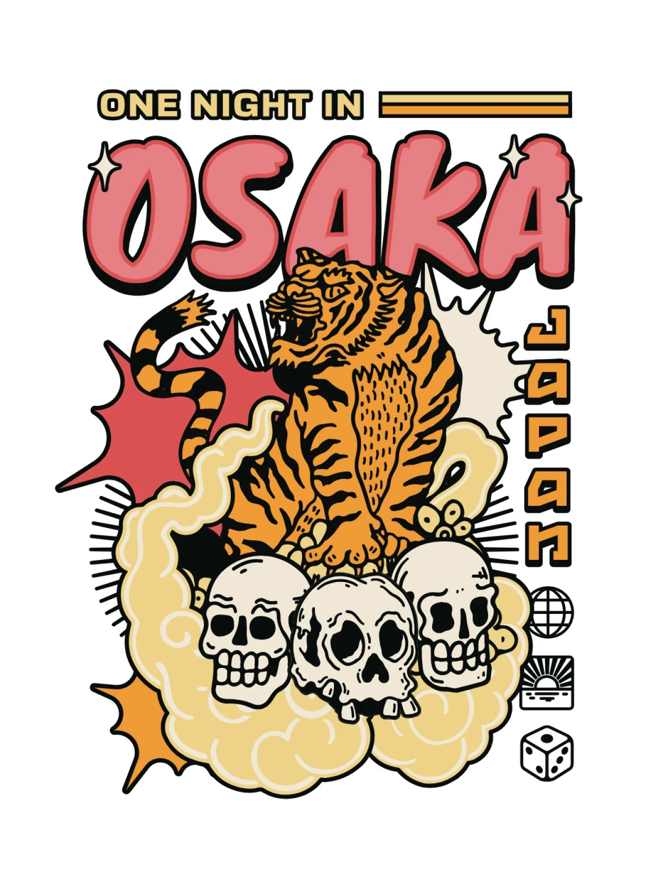 One Night in Osaka - Skull and Tiger