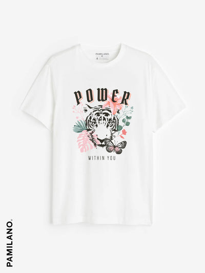 Power Within You Slogan - T-Shirt