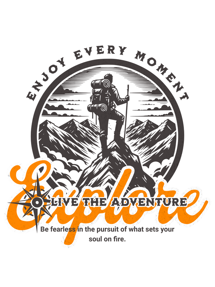 Live The Adventure Explore - Oversized t-shirt