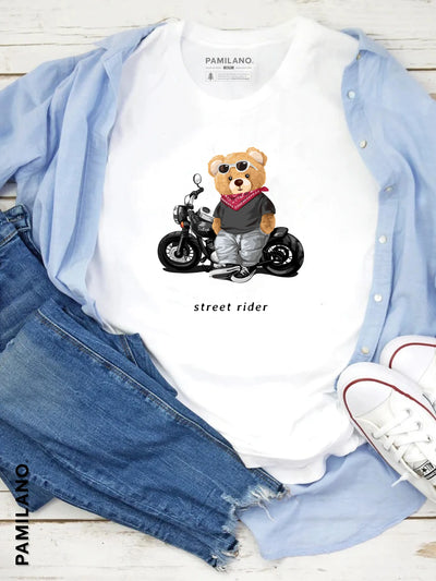 Street Rider - Kids Unisex Printed Tee
