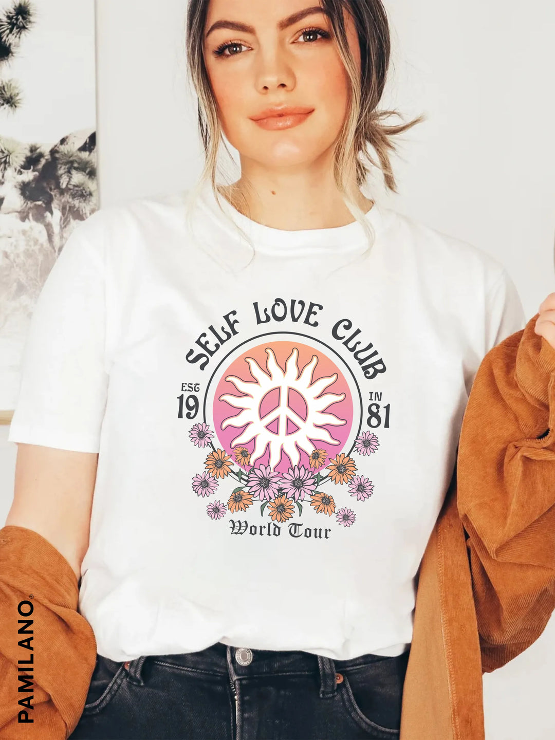 Self Love Club Printed T-shirt