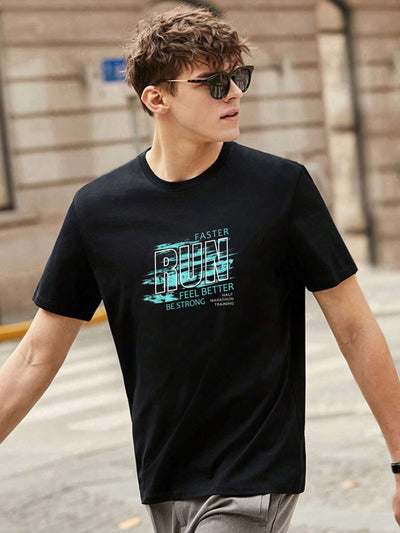 Faster Run Slogan - Unisex T-Shirt