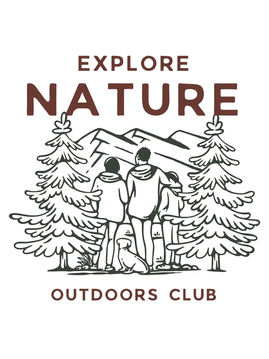 Outdoor Club - Explore Nature - Unisex T-Shirt