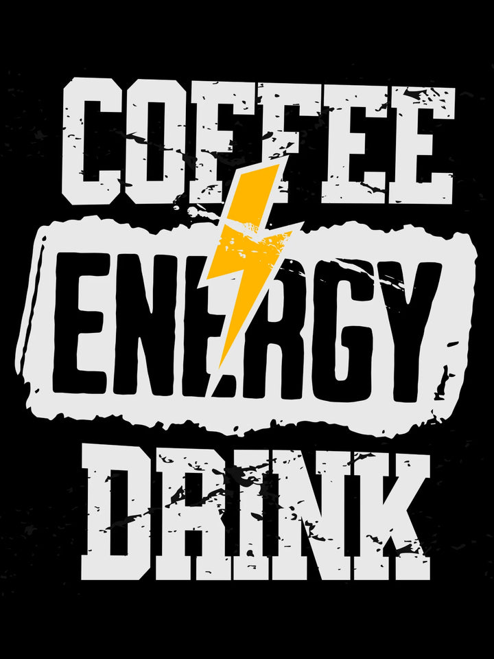 Coffee Energy Drink Grunge Bolt - Unisex T-Shirt