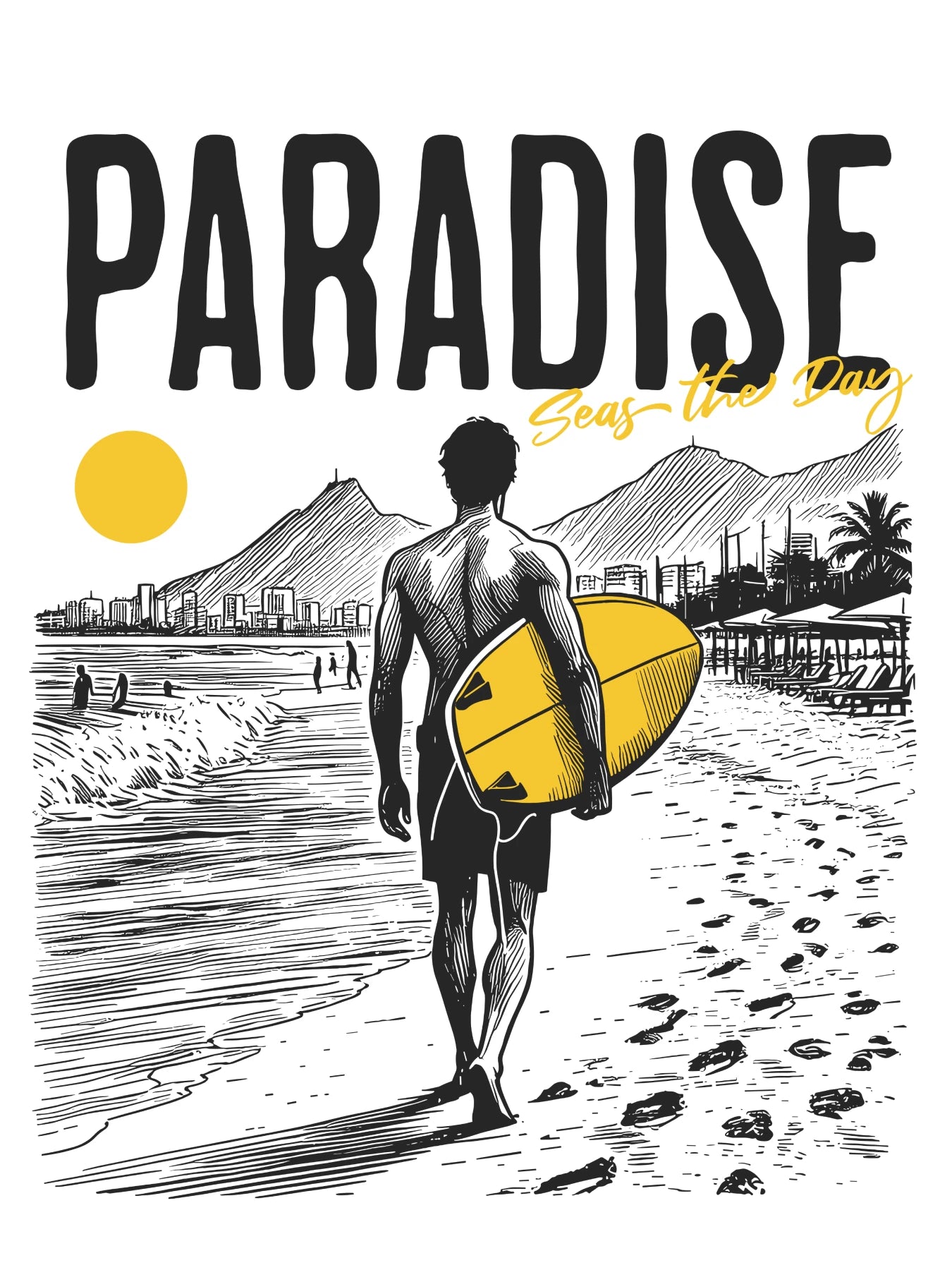 Paradise seas the Day - Unisex T-Shirt