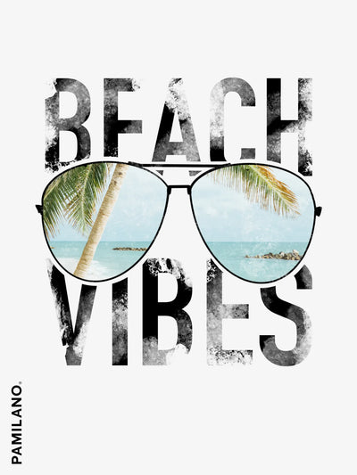 Beach Vibe Printed T-shirt