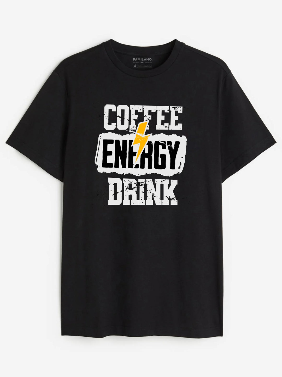 Coffee Energy Drink Grunge Bolt - Unisex T-Shirt