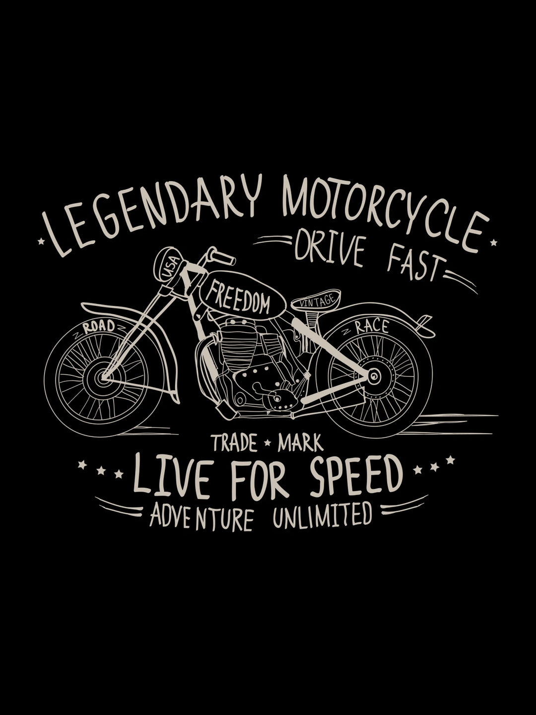 Legendary Motorcycle - Unisex T-Shirt