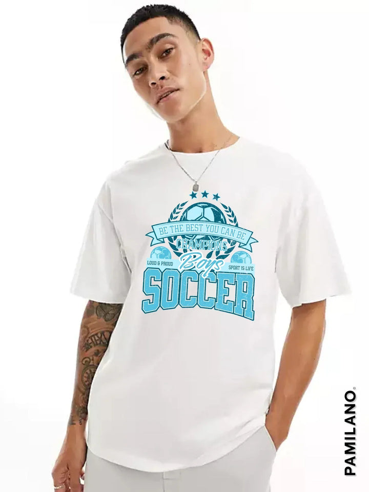 Soccer Badge - Oversized t-shirt