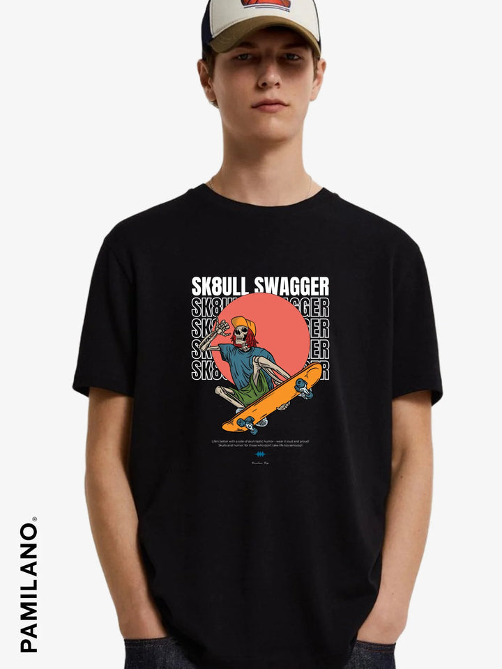 Skull - Sk8ull Swagger - Unisex T-Shirt