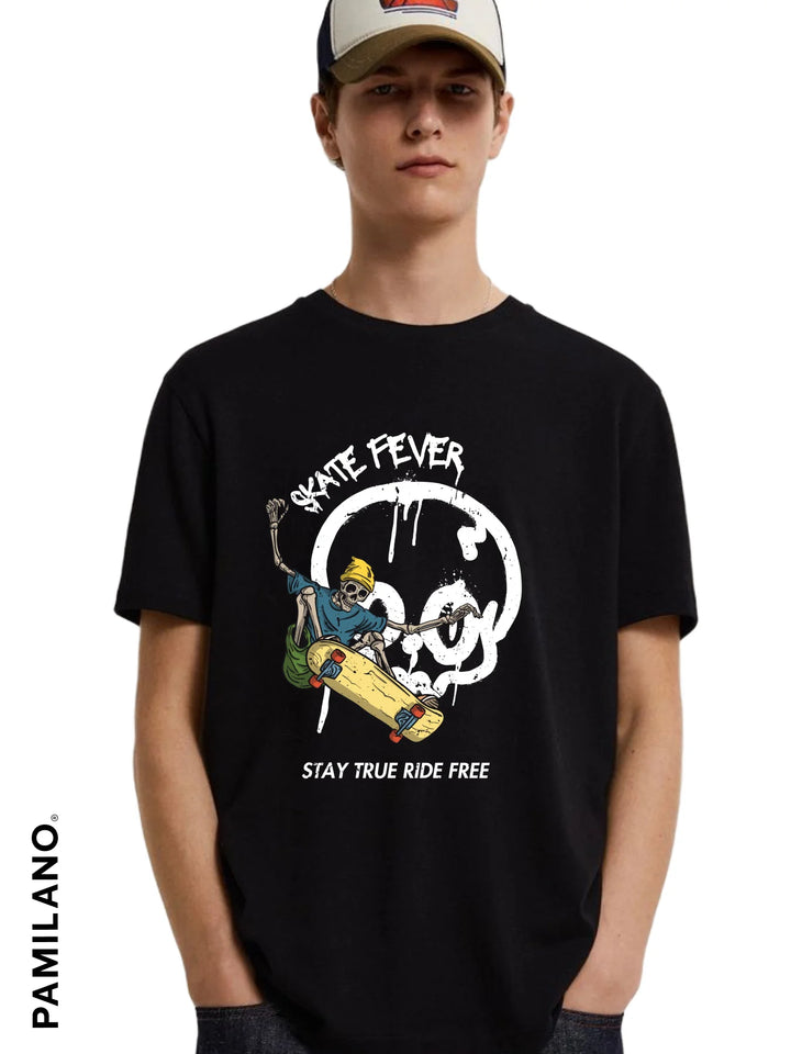 Skull - Skate Fever - Unisex T-Shirt