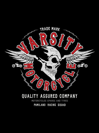 Varsity Motorcycle - Unisex T-Shirt