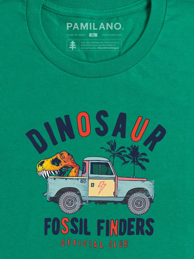 Fossil Finders graphic round neck tee for kids Art# 200K-294 - PAMILANO