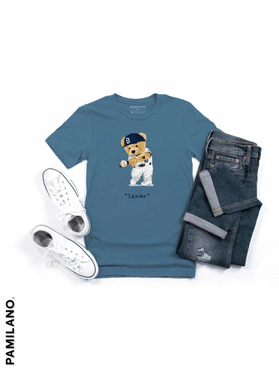 100% ring spun combed cotton Kids crew neck graphic t-shirt